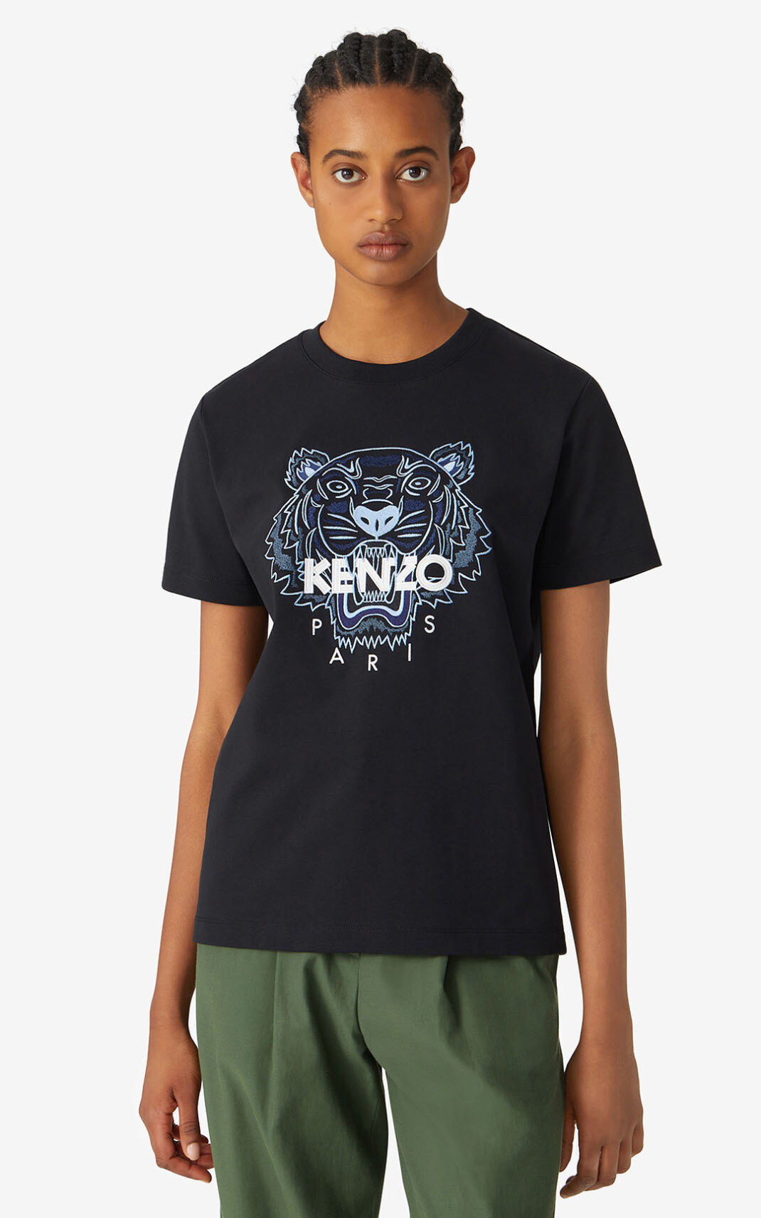 Kenzo Loose Tiger T Shirt Dam | 69204-EIYL